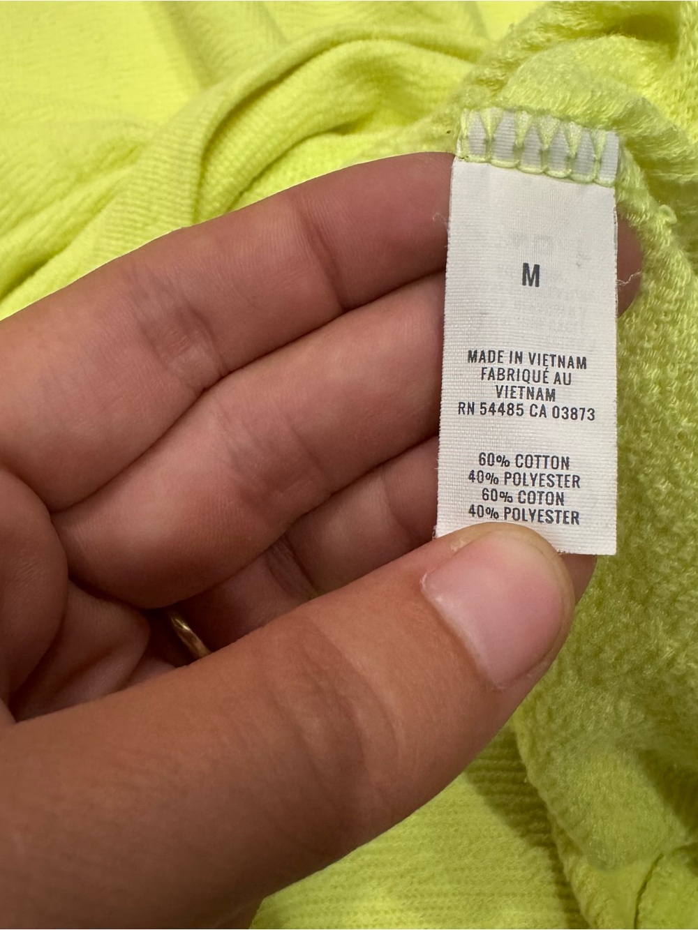 aerie Neon Lime Crewneck Sweater - Picture 4 of 4